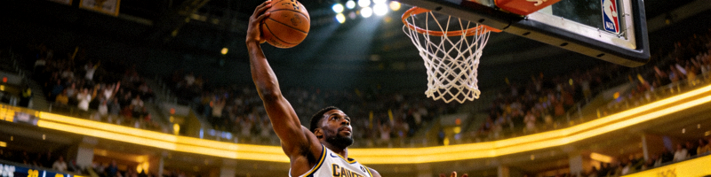 篮球比赛直播画面 - NBA球员投篮瞬间